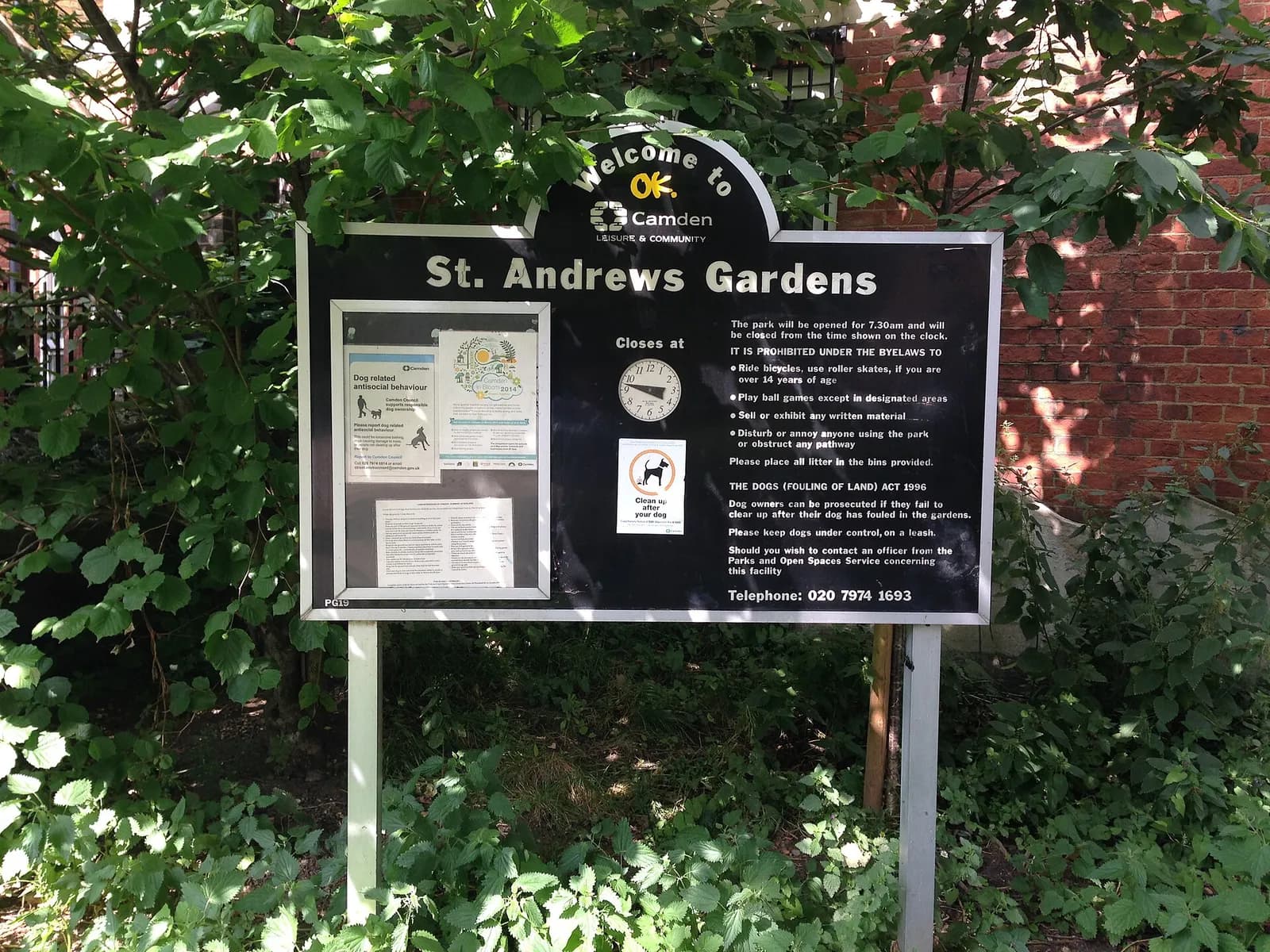 Saint Andrew’s Gardens in the London Borough of Camden