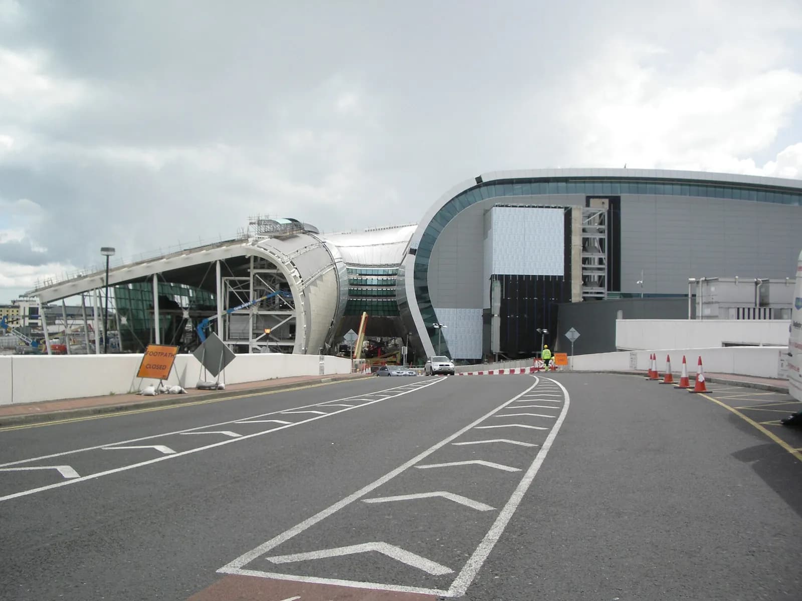 Dublin Airport Terminal 2 during construction.