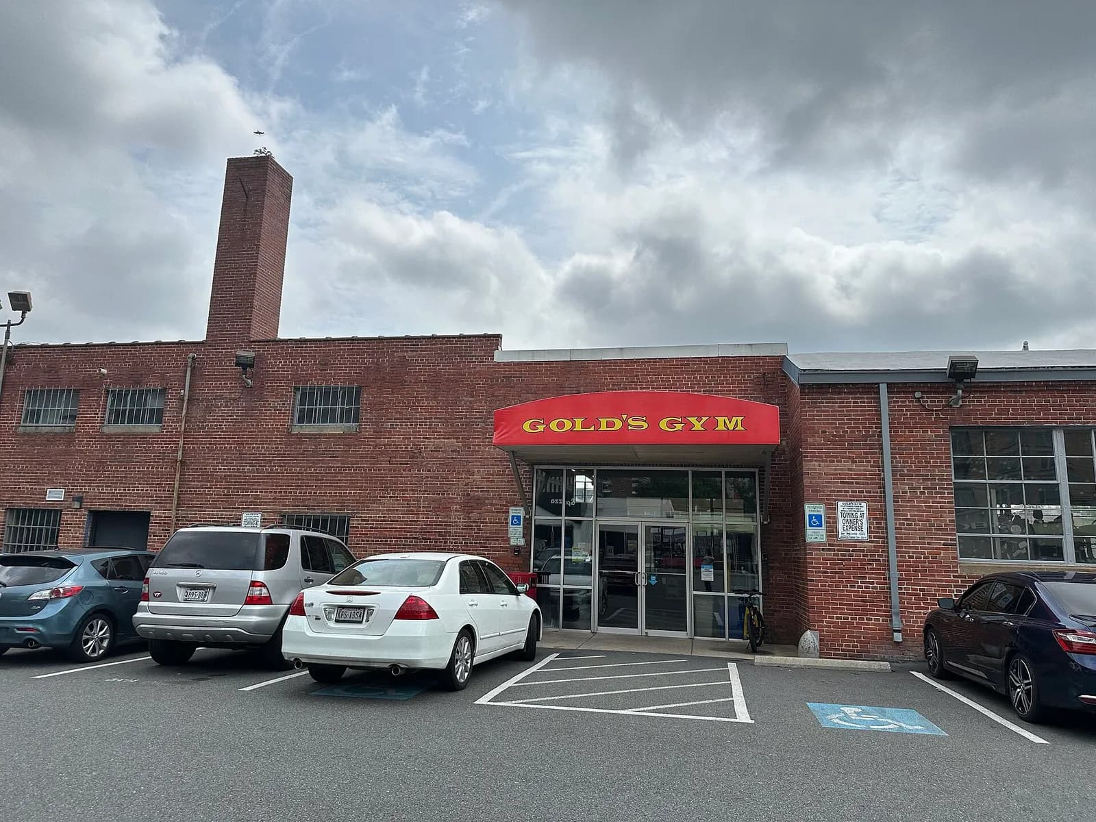 Entrance to a Gold’s Gym in Ballston, Virginia.