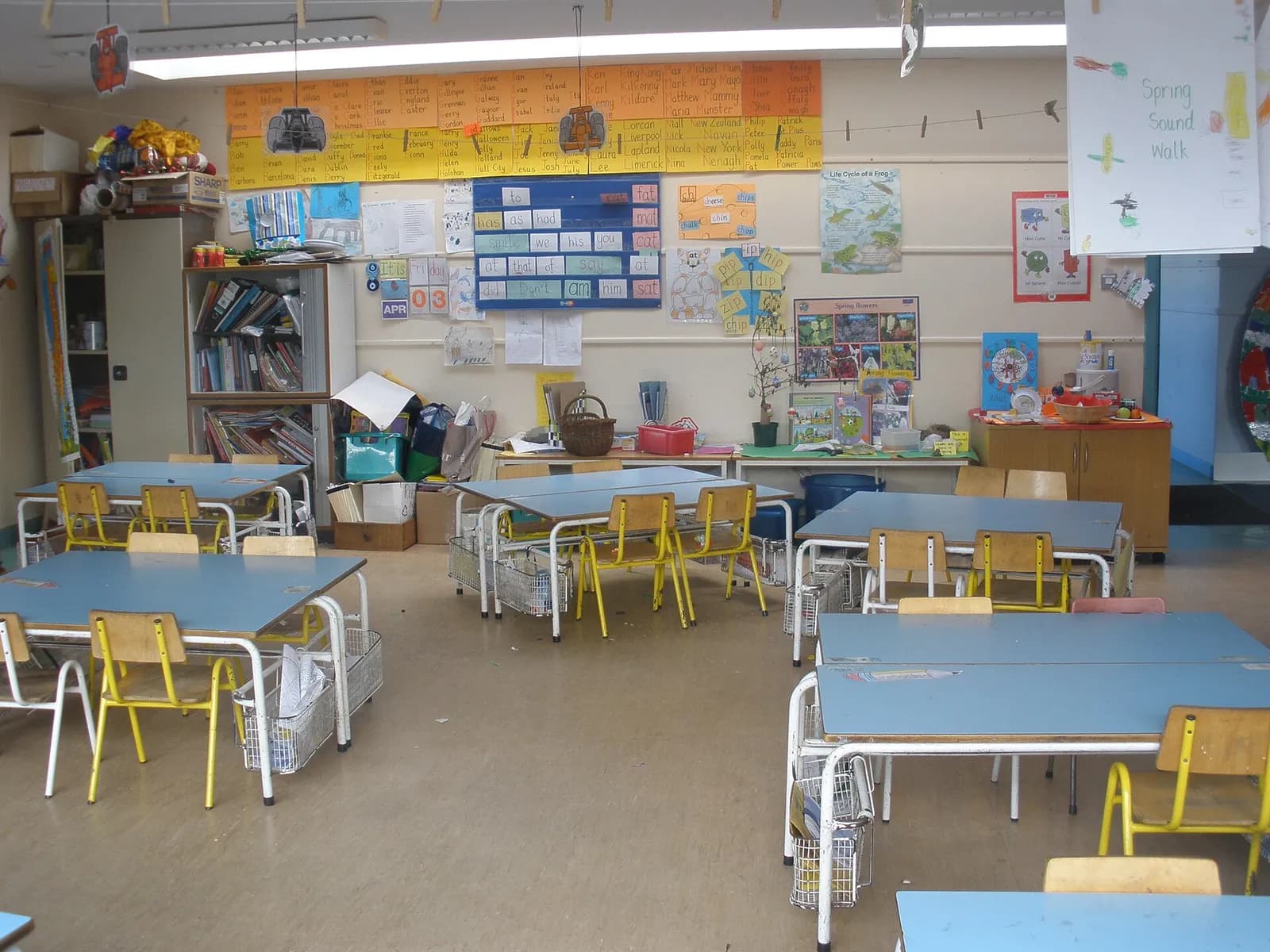 Classroom at St. Pius X National School in Templeogue, Dublin