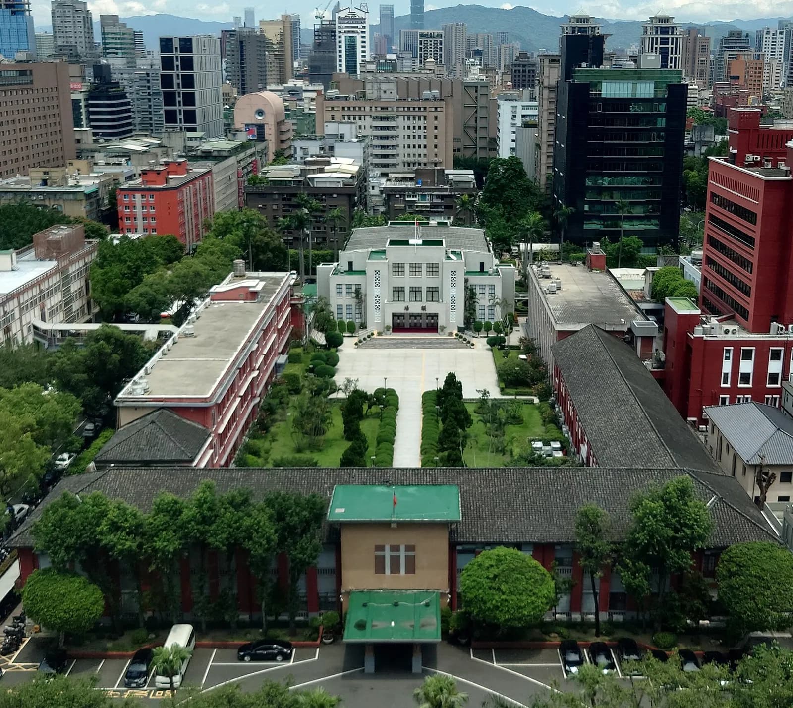 The Legislative Yuan building in Taipei.