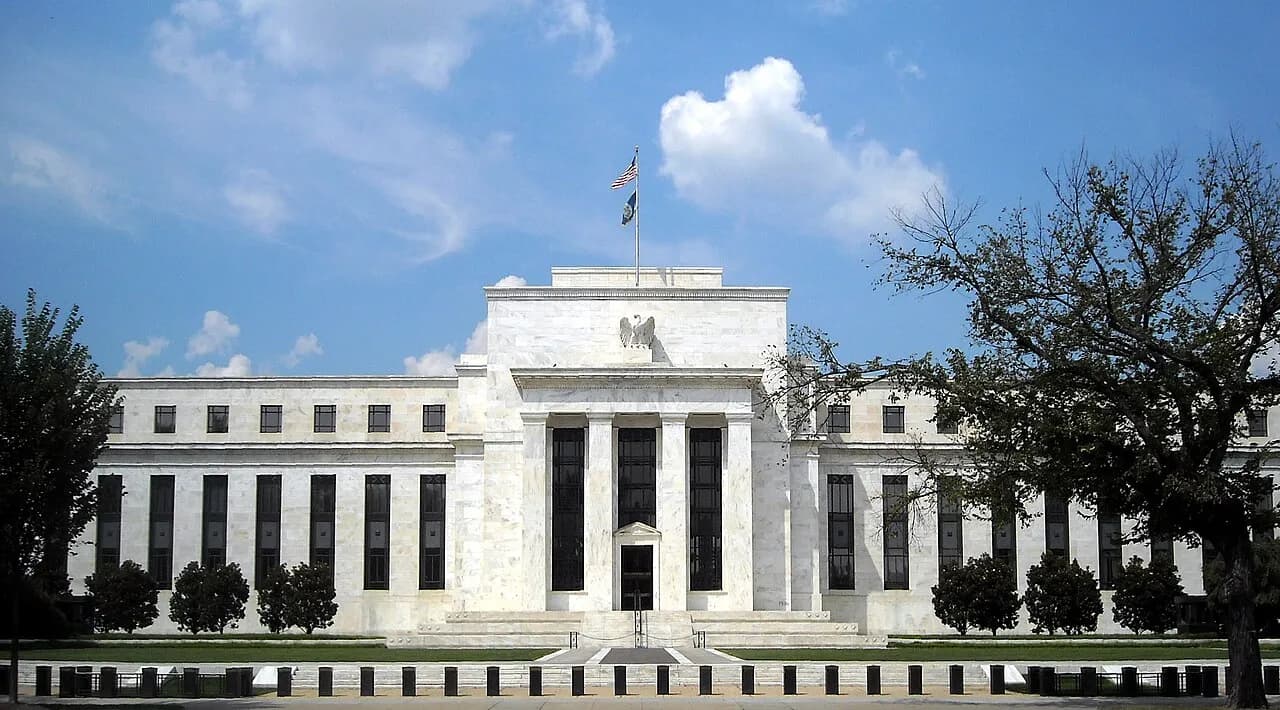 Exterior of the Marriner S. Eccles Federal Reserve Board Building in Washington, D.C.