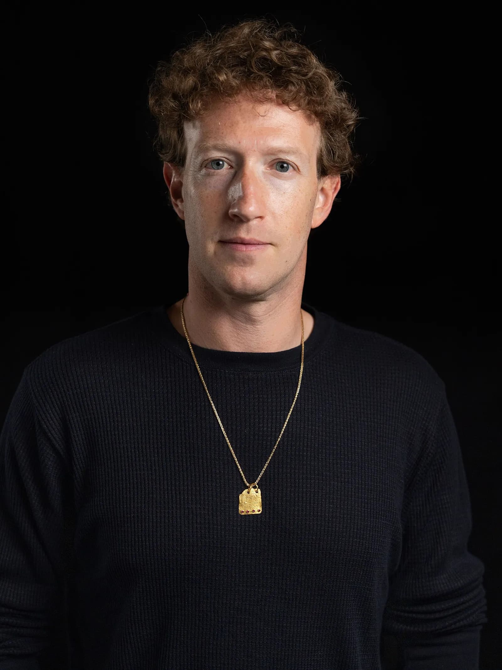 Mark Zuckerberg in a portrait photograph made in 2025.