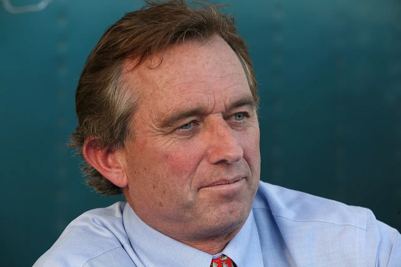 Robert F. Kennedy Jr. photographed in Urbana, Illinois, in 2007