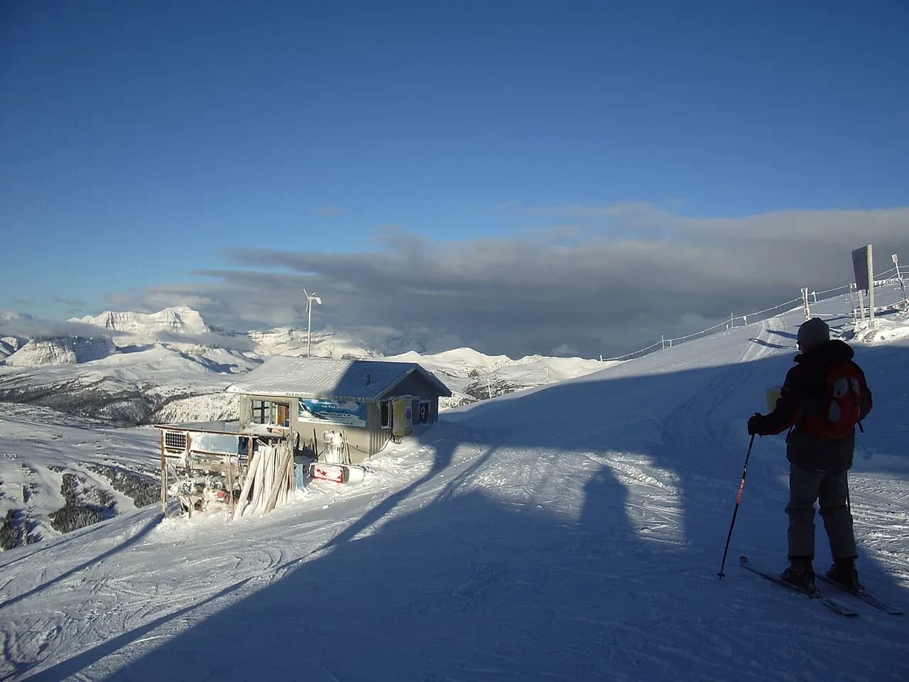Archival photograph of Banff Sunshine Village ski resort in December 2004