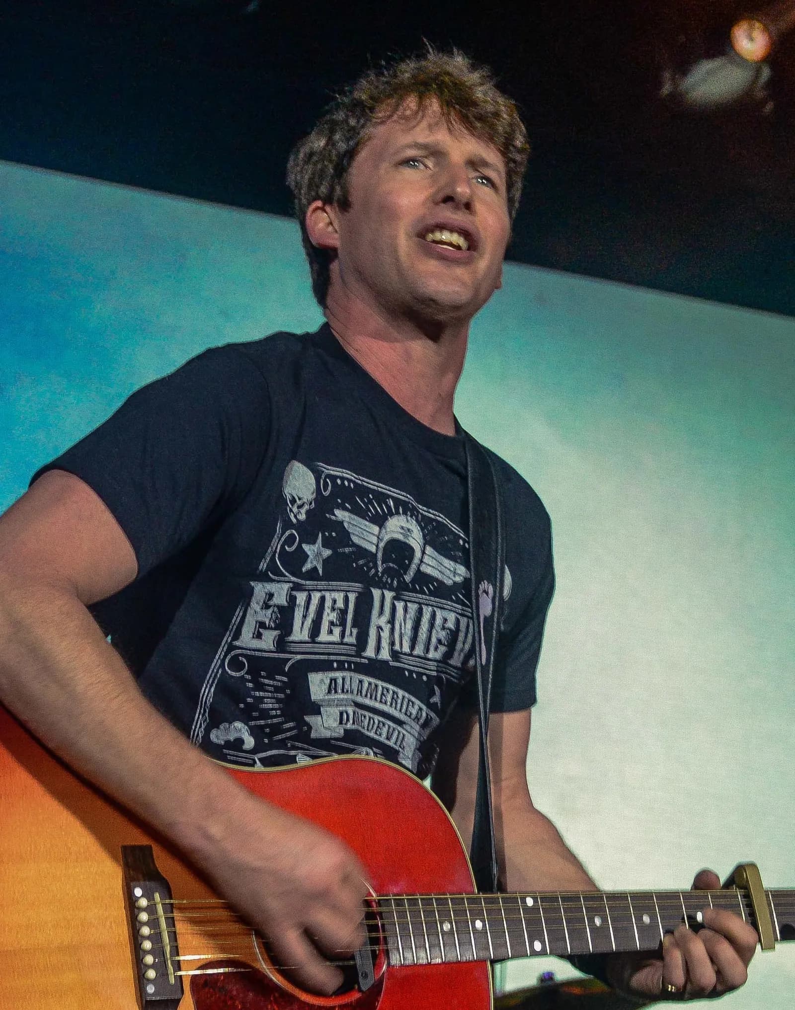 James Blunt in Brazil in February 2018