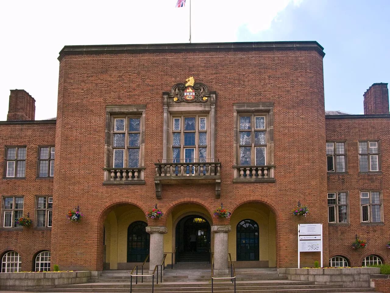 Dudley Council House on Priory Street, Dudley, photographed in 2010
