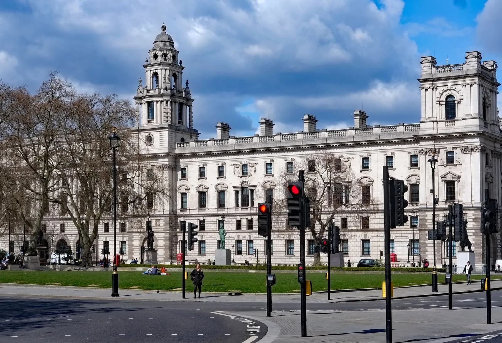 The HM Treasury building in Westminster, London.