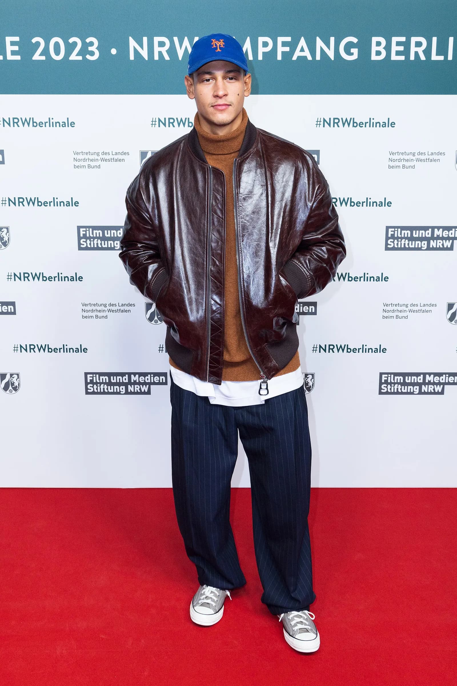 Emilio Sakraya at the Berlinale 2023 reception.