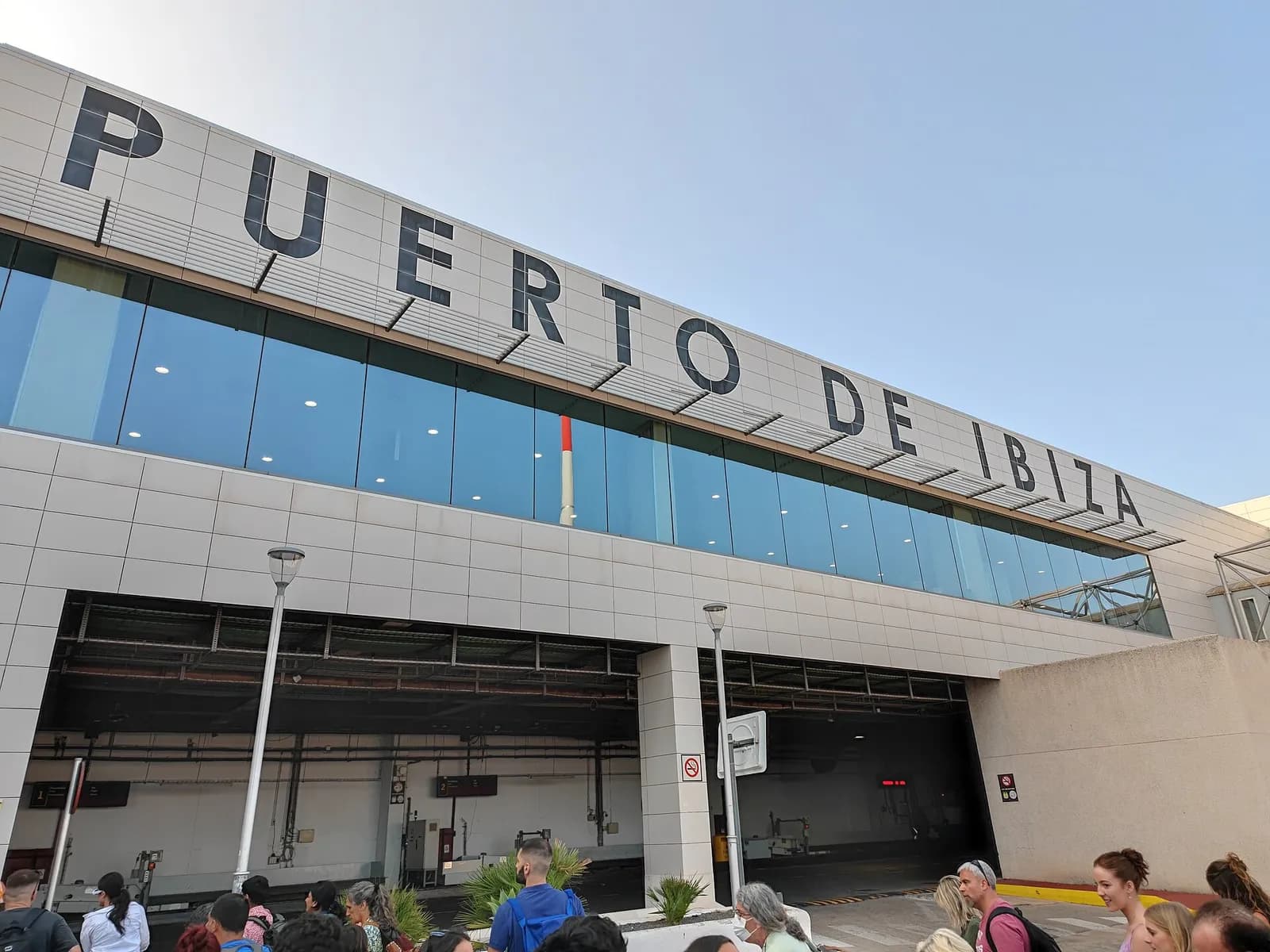 View of Ibiza Airport in Ibiza, Spain.