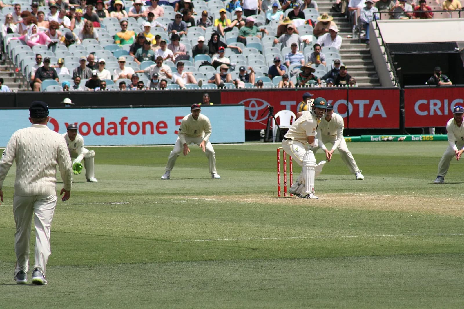 Travis Head batting during the Boxing Day Test at the MCG.