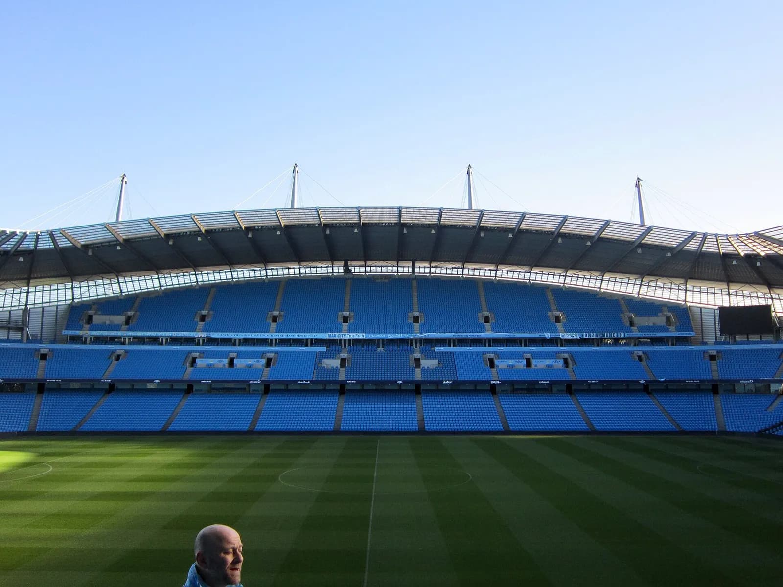 A view of Etihad Stadium, Manchester City’s home ground, photographed in 2013.