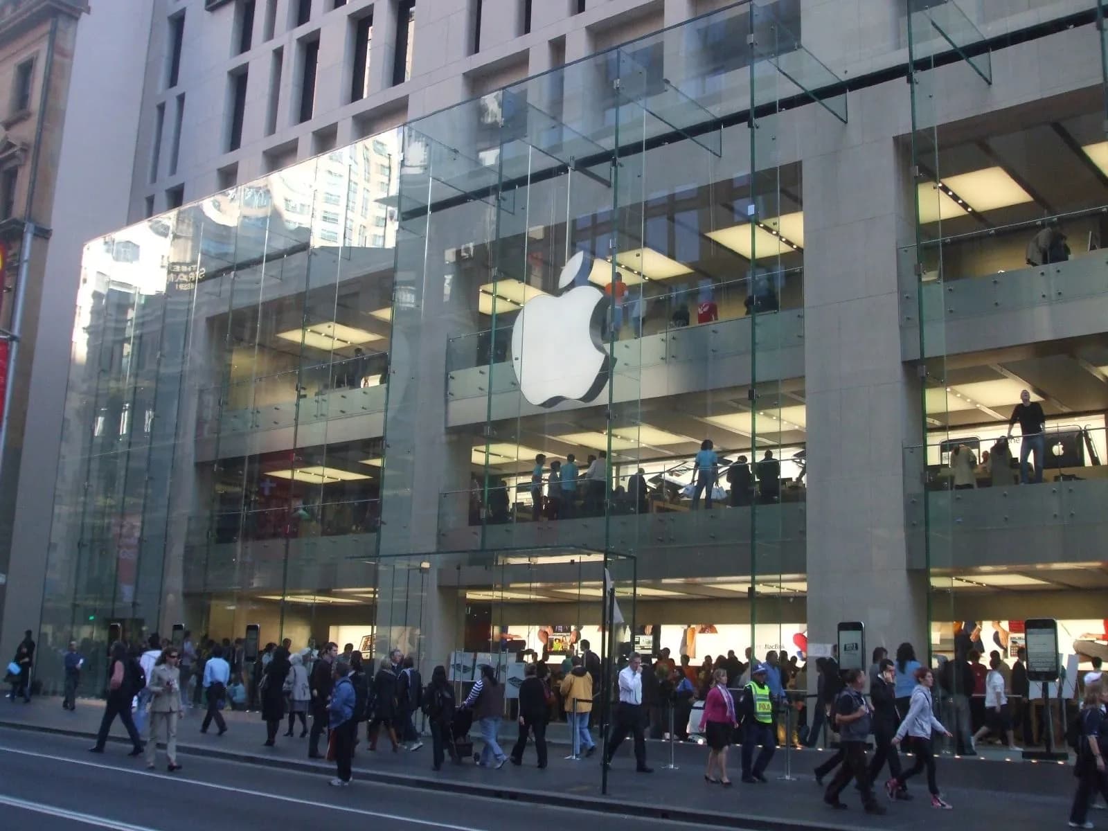 Apple Store on George Street in Sydney, Australia.