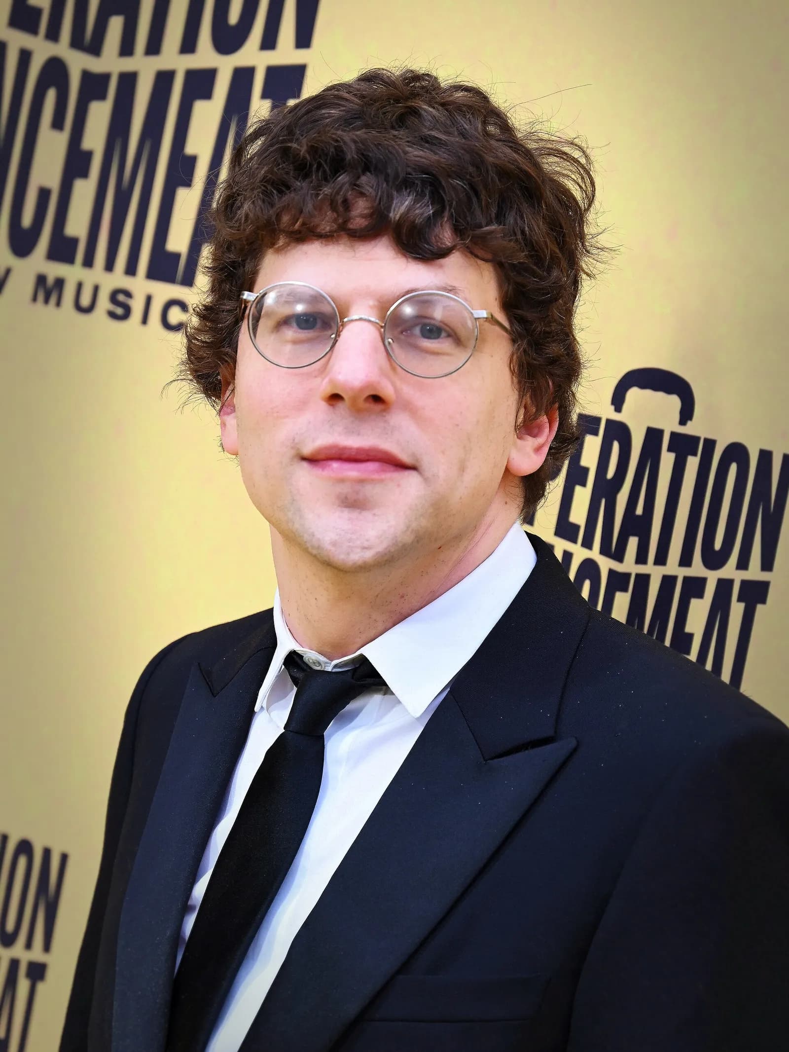 Jesse Eisenberg at the Broadway opening of Operation Mincemeat in 2025.