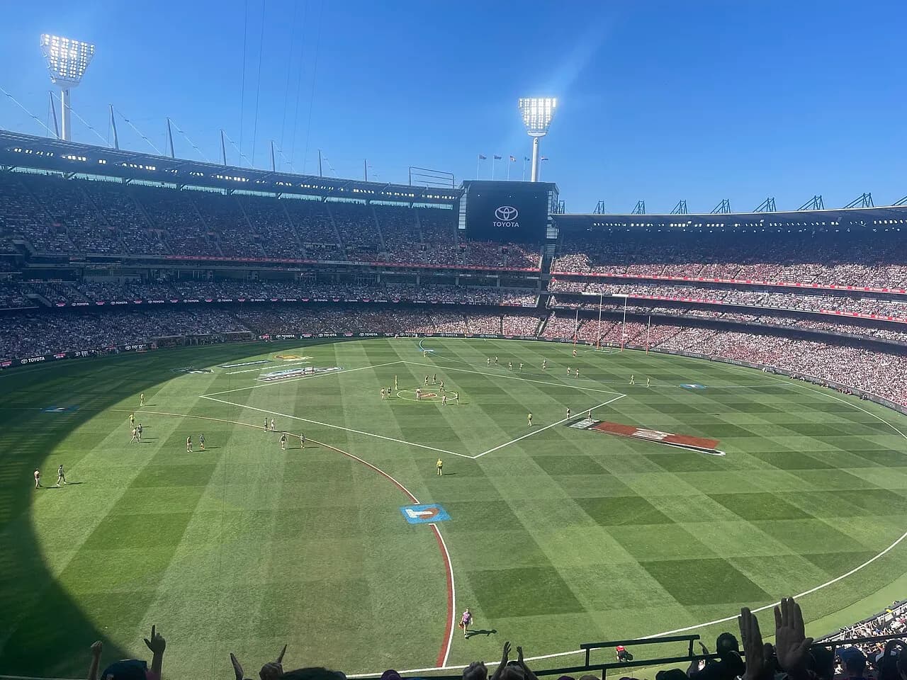 Crowd and field at the Melbourne Cricket Ground during the 2023 AFL Grand Final