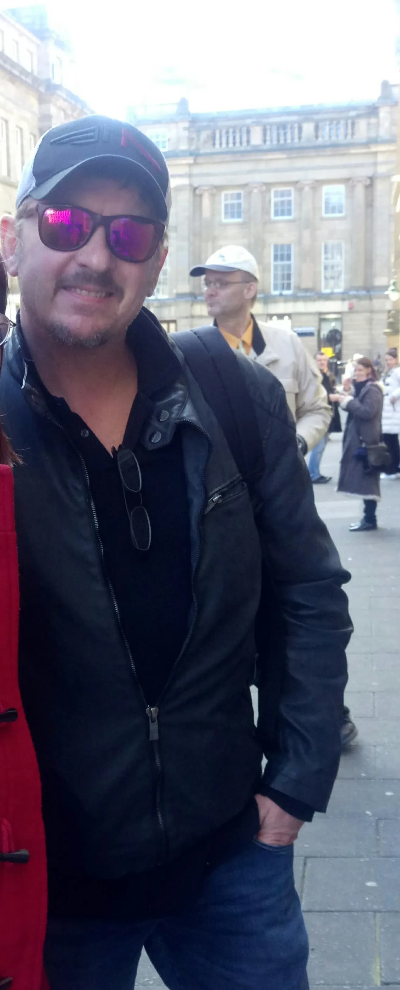 Shane Richie outside the Theatre Royal in Newcastle upon Tyne in March 2017