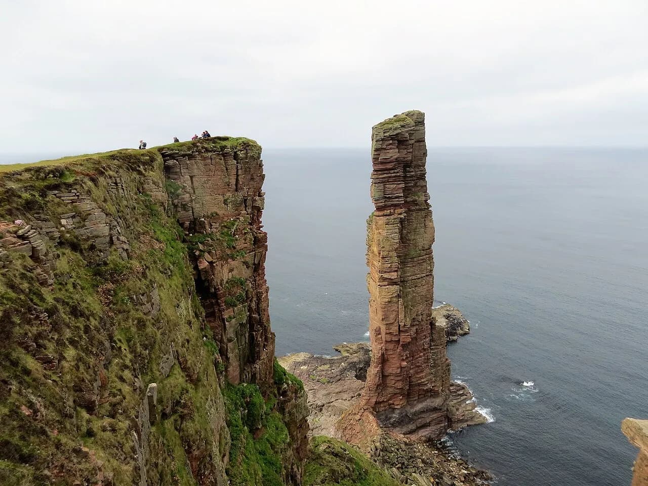 The Old Man of Hoy sea stack on the coast of Hoy, Orkney
