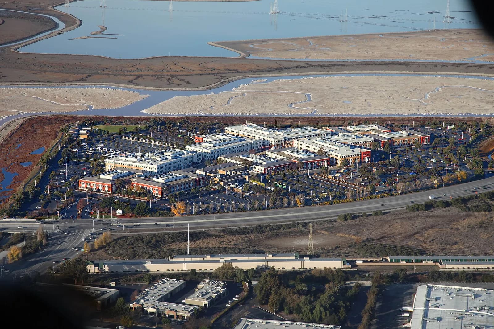 Facebook headquarters in Menlo Park, California