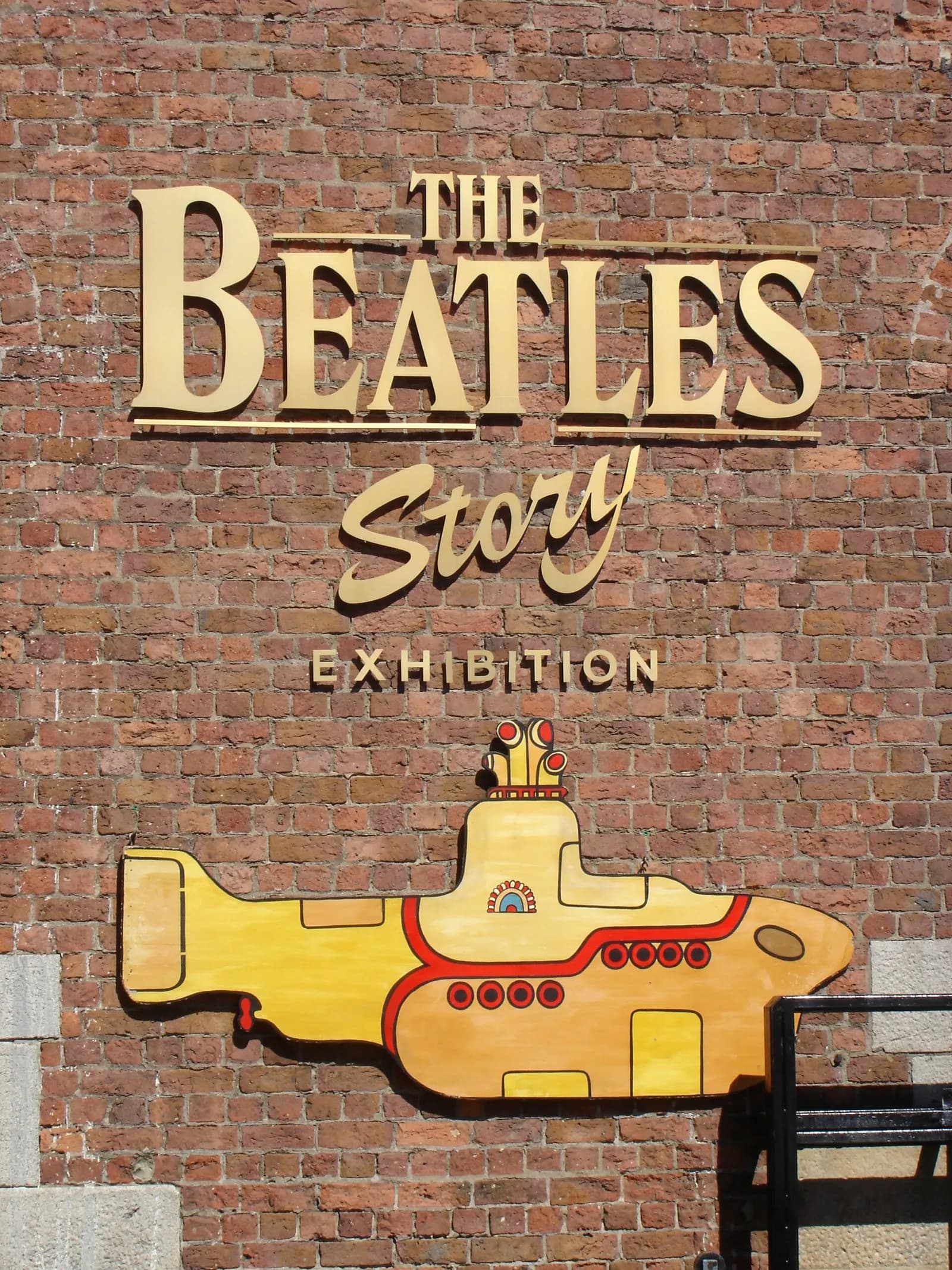 Entrance to The Beatles Story at Albert Dock in Liverpool.