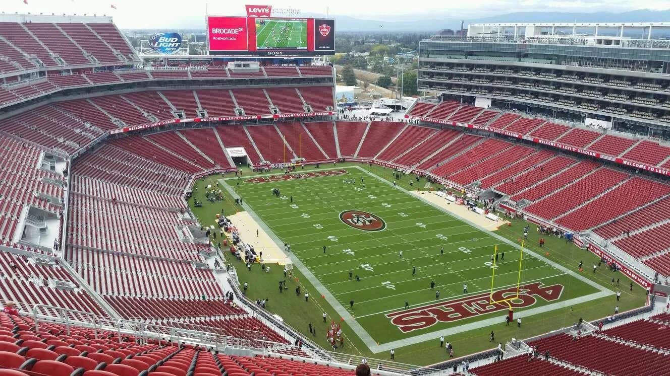 A view of Levi’s Stadium in Santa Clara, California, in 2014.