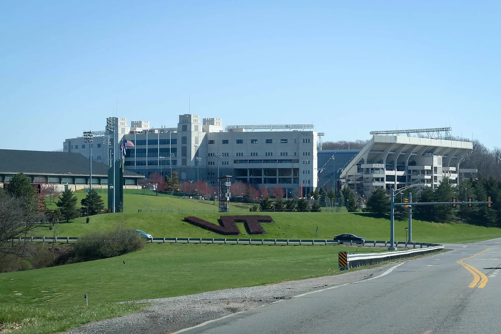 Lane Stadium at Virginia Tech in Blacksburg, Virginia.