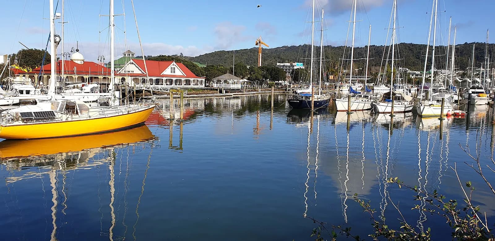 Harborfront and buildings at Whangārei Town Basin.