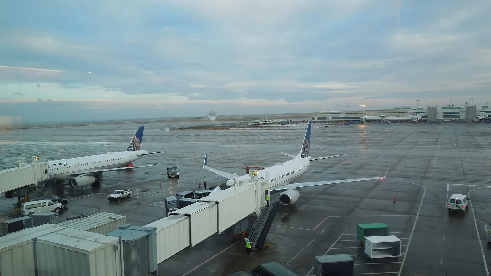 United Airlines aircraft at Denver International Airport