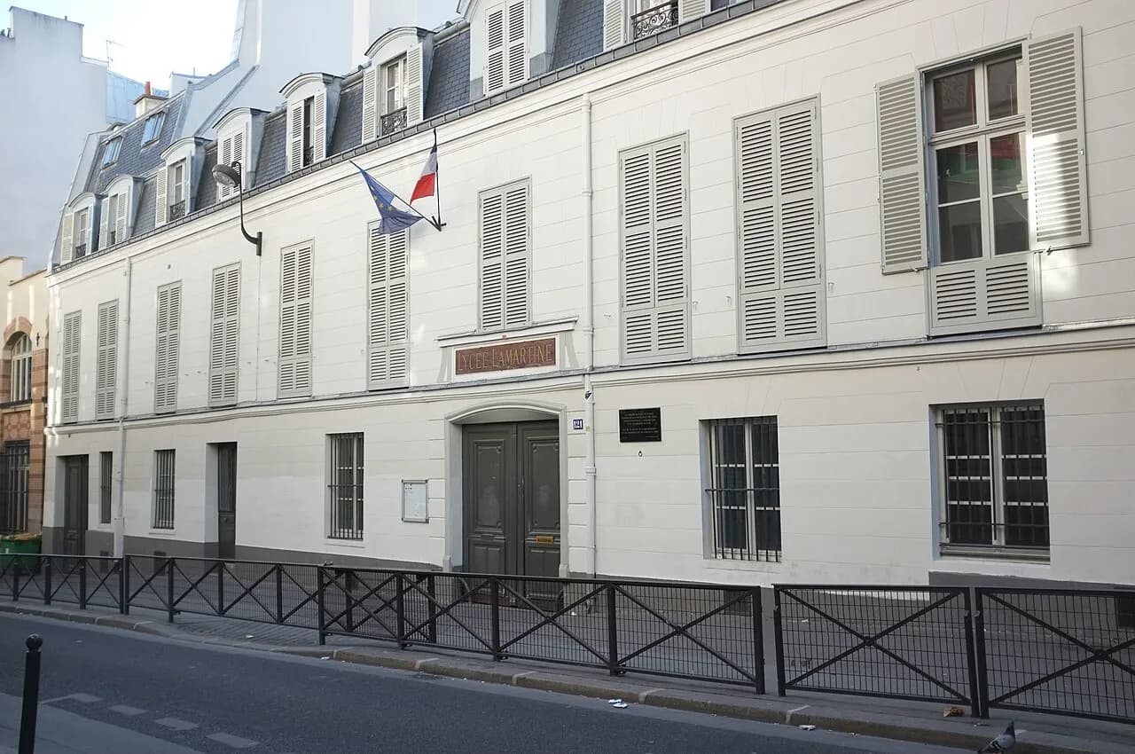 Exterior of Lycée Lamartine in Paris