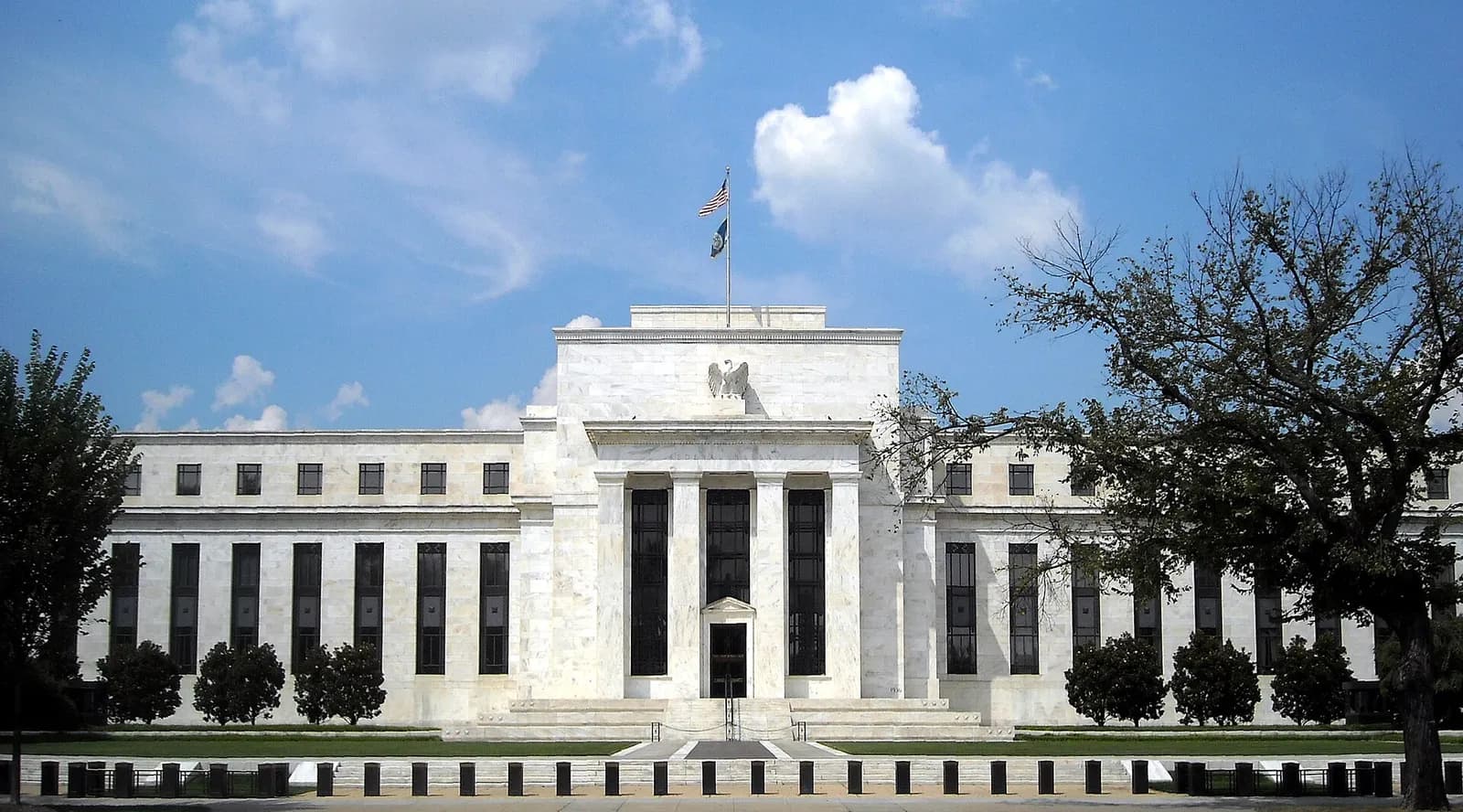Exterior of the Marriner S. Eccles Federal Reserve Board Building in Washington, D.C.
