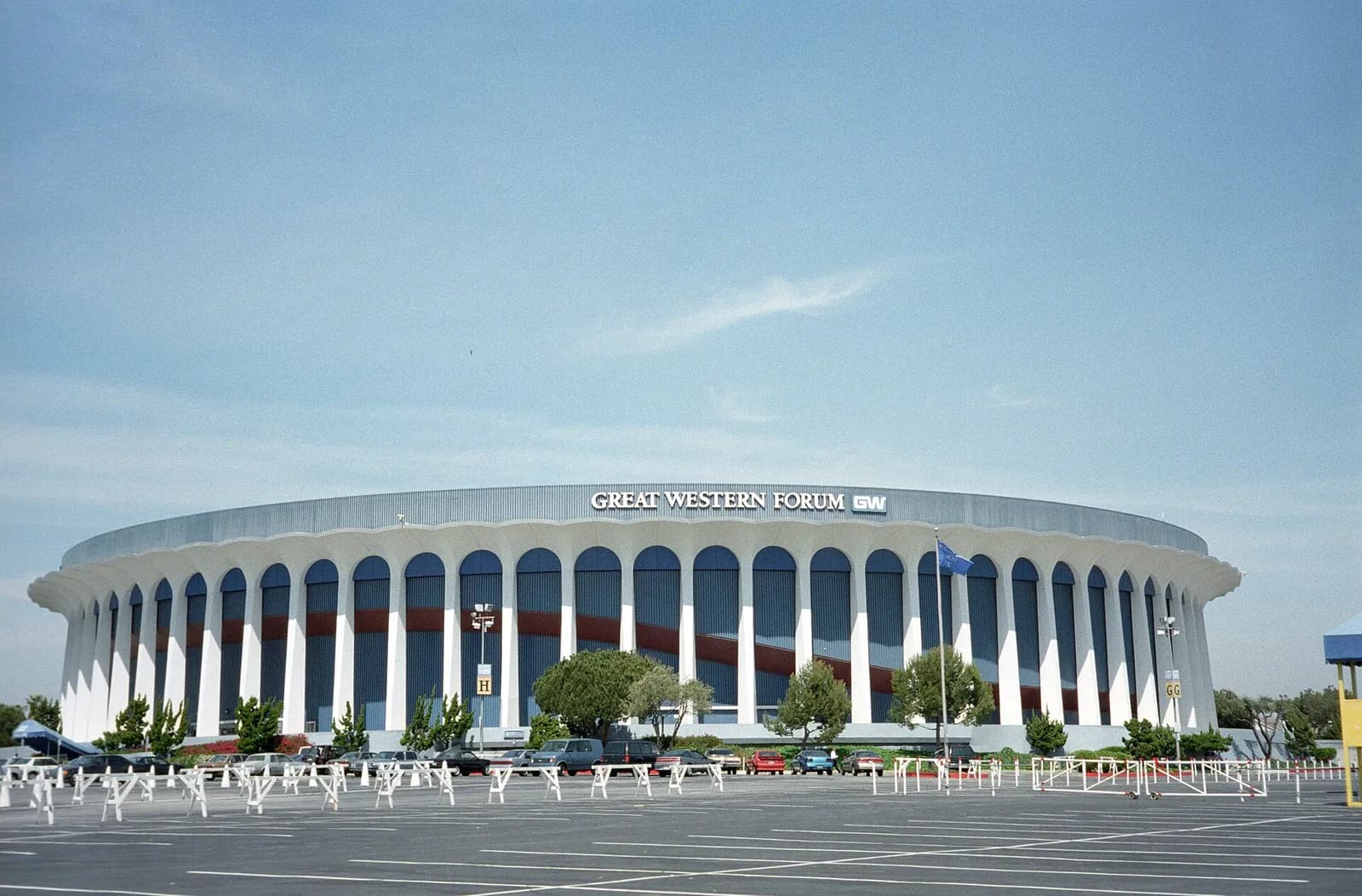 The Forum arena in Inglewood, California.