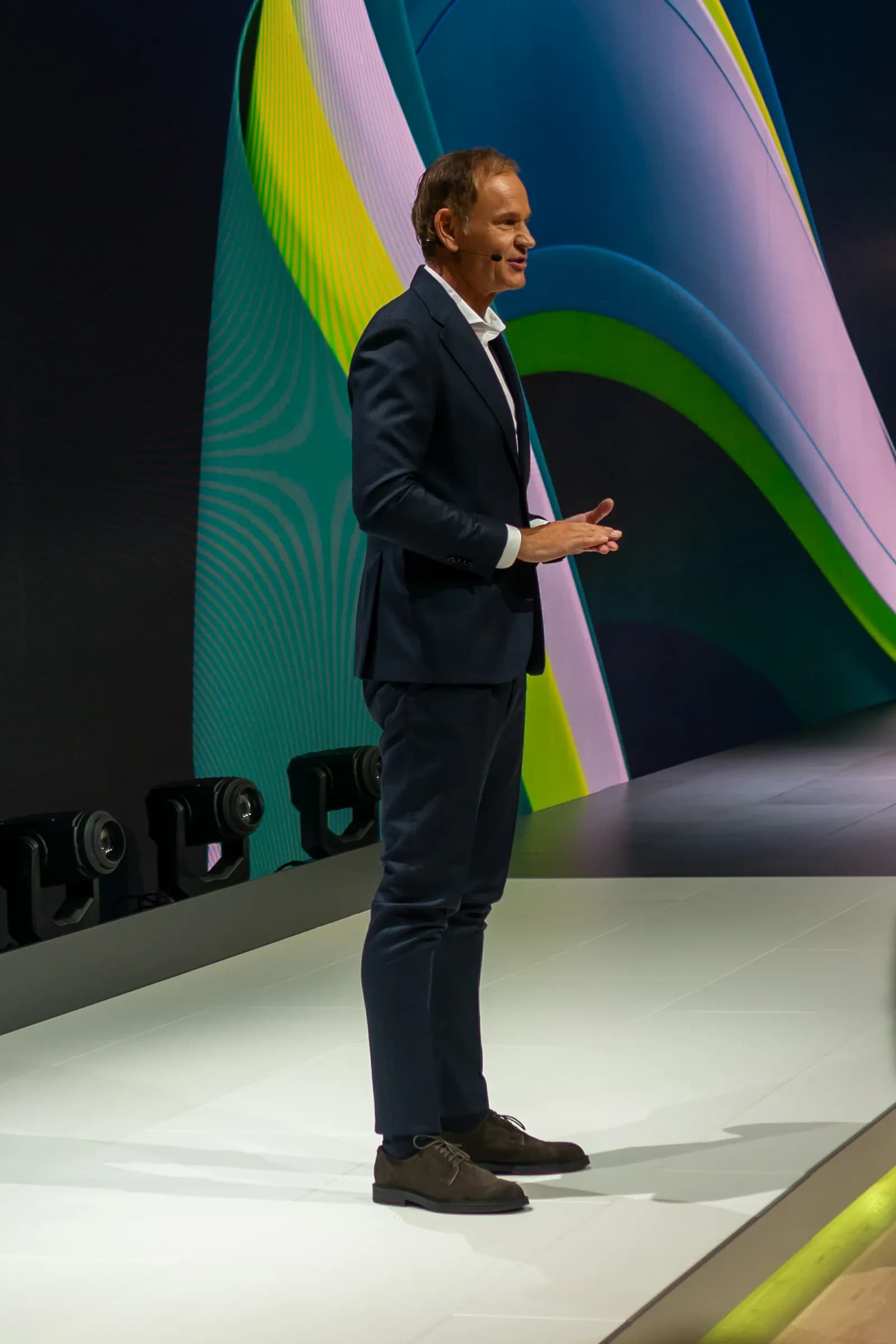 Volkswagen Group CEO Oliver Blume at IAA Mobility in Munich in 2023.