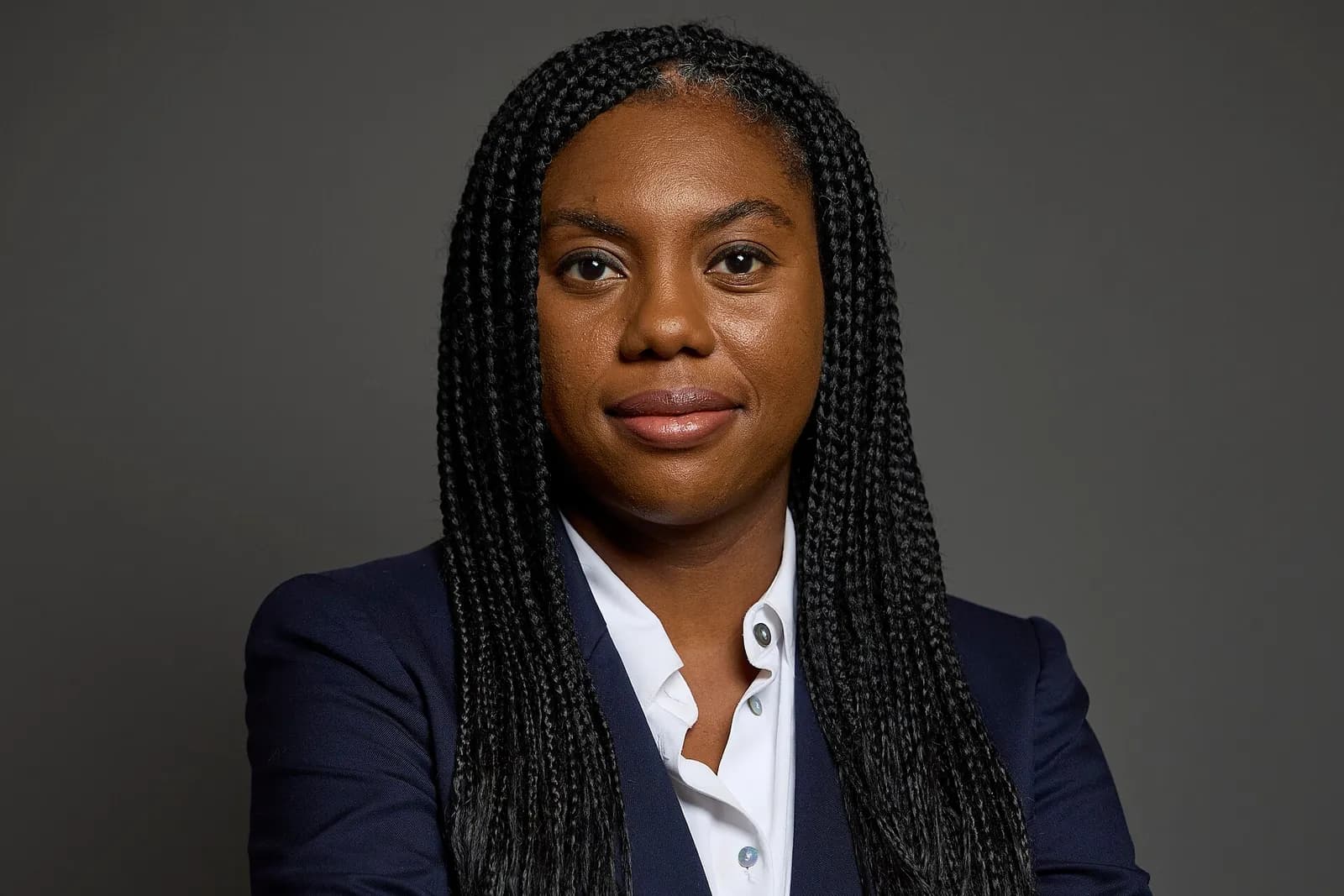 Kemi Badenoch poses for an official portrait.