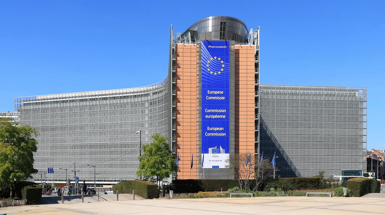 The Berlaymont building, headquarters of the European Commission, in Brussels.