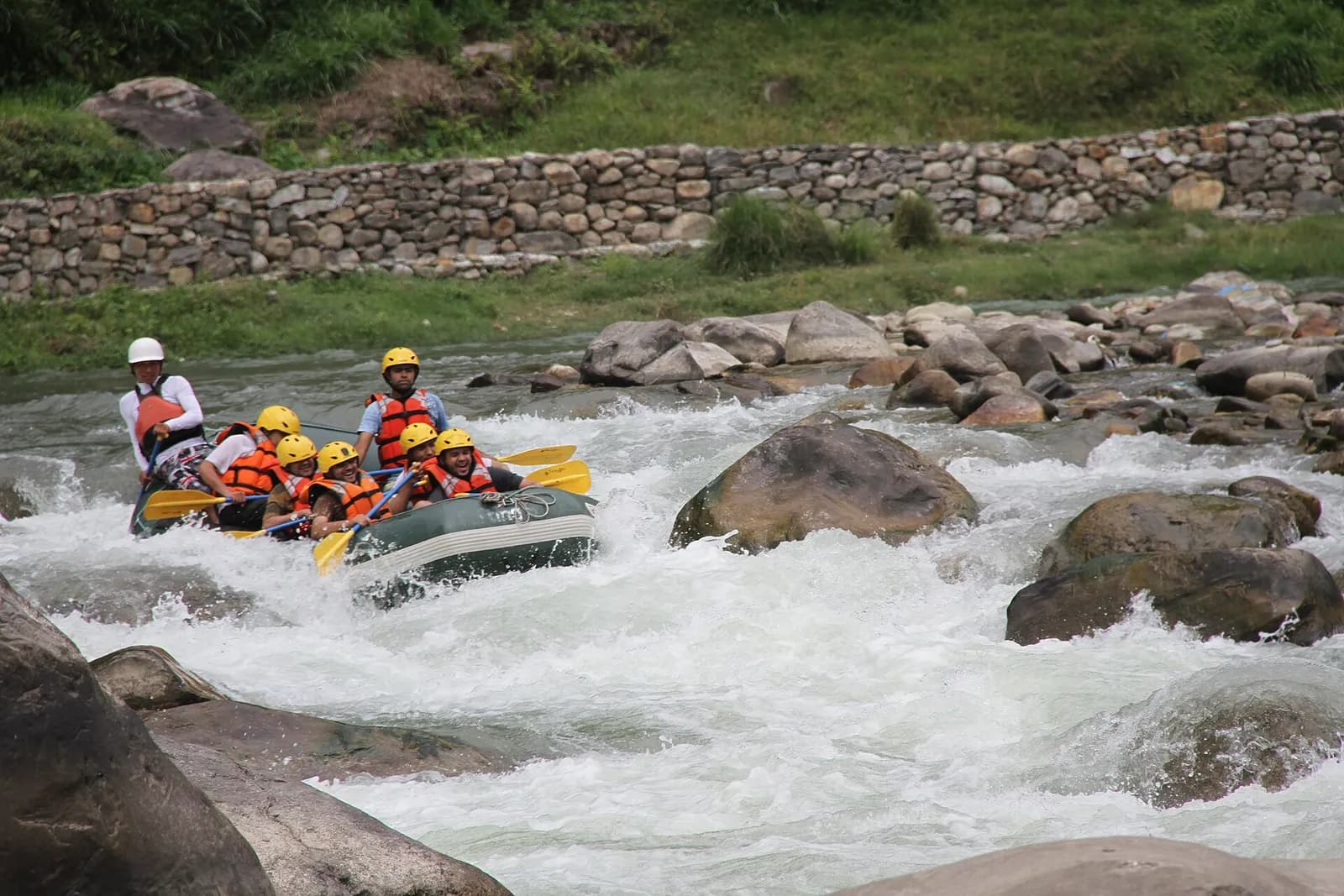 The Bhotekoshi River in Nepal, photographed during rafting in 2014.