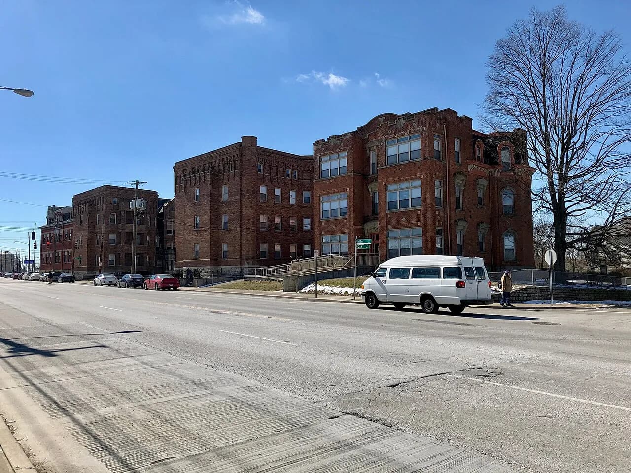 Gilbert Avenue in Cincinnati’s Walnut Hills neighborhood in a 2019 photograph
