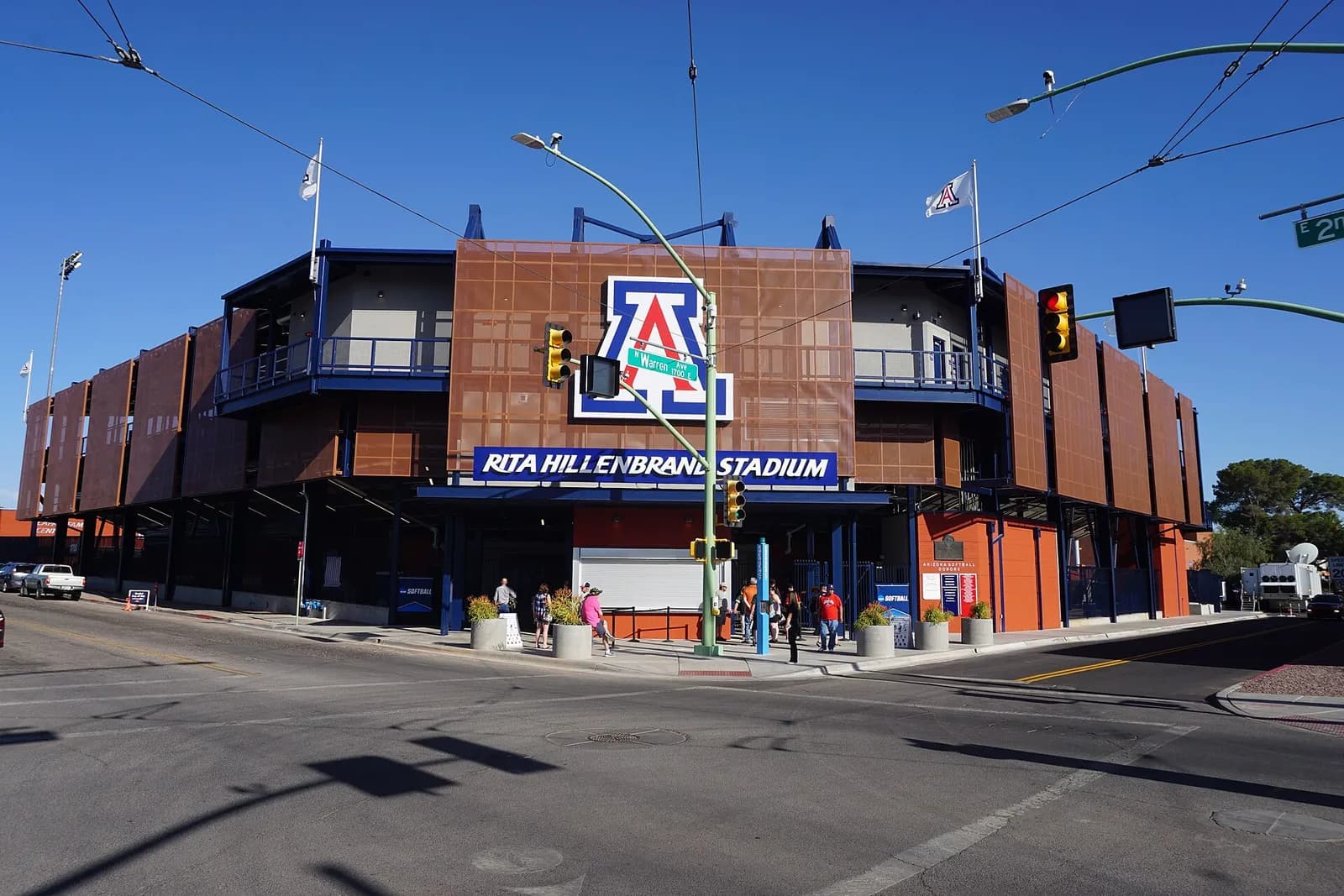 Rita Hillenbrand Stadium on the University of Arizona campus in Tucson.