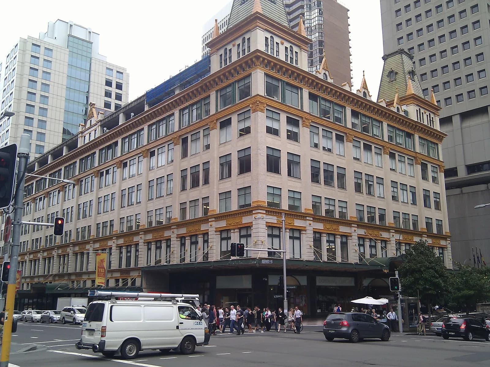Exterior of the Downing Centre courthouse in Sydney.