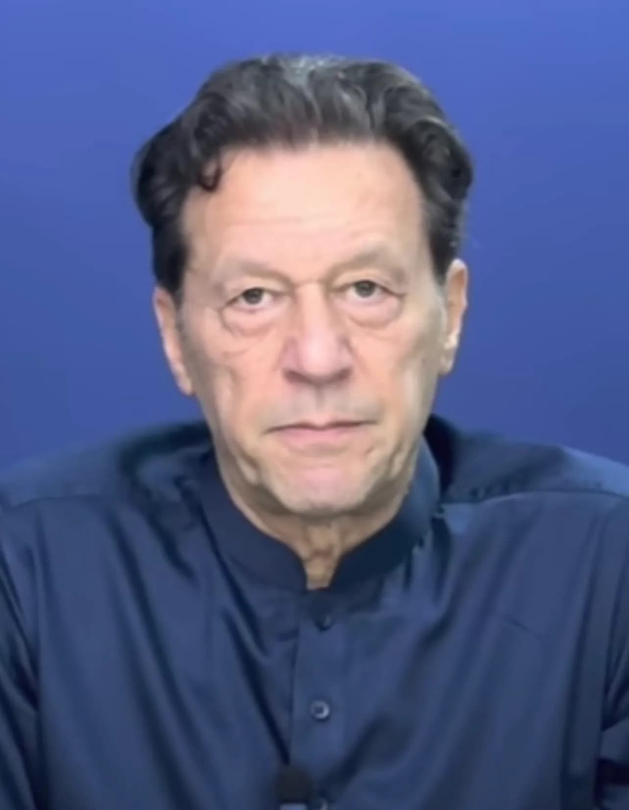 Portrait of Imran Khan.