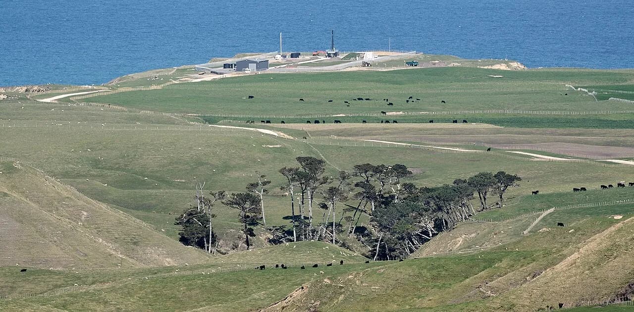 Rocket Lab Launch Complex 1 on the Māhia Peninsula, New Zealand, in 2016