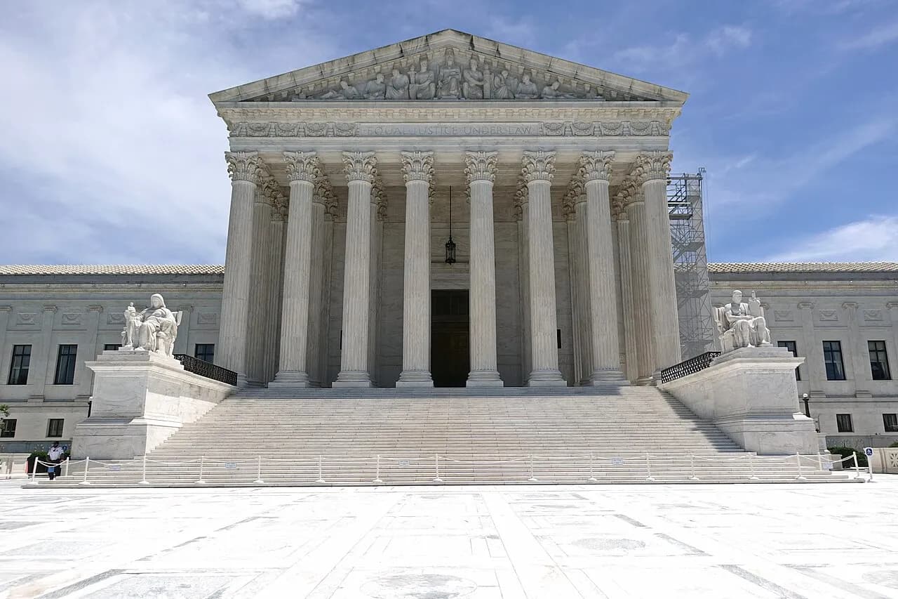 Exterior of the United States Supreme Court building in Washington, DC