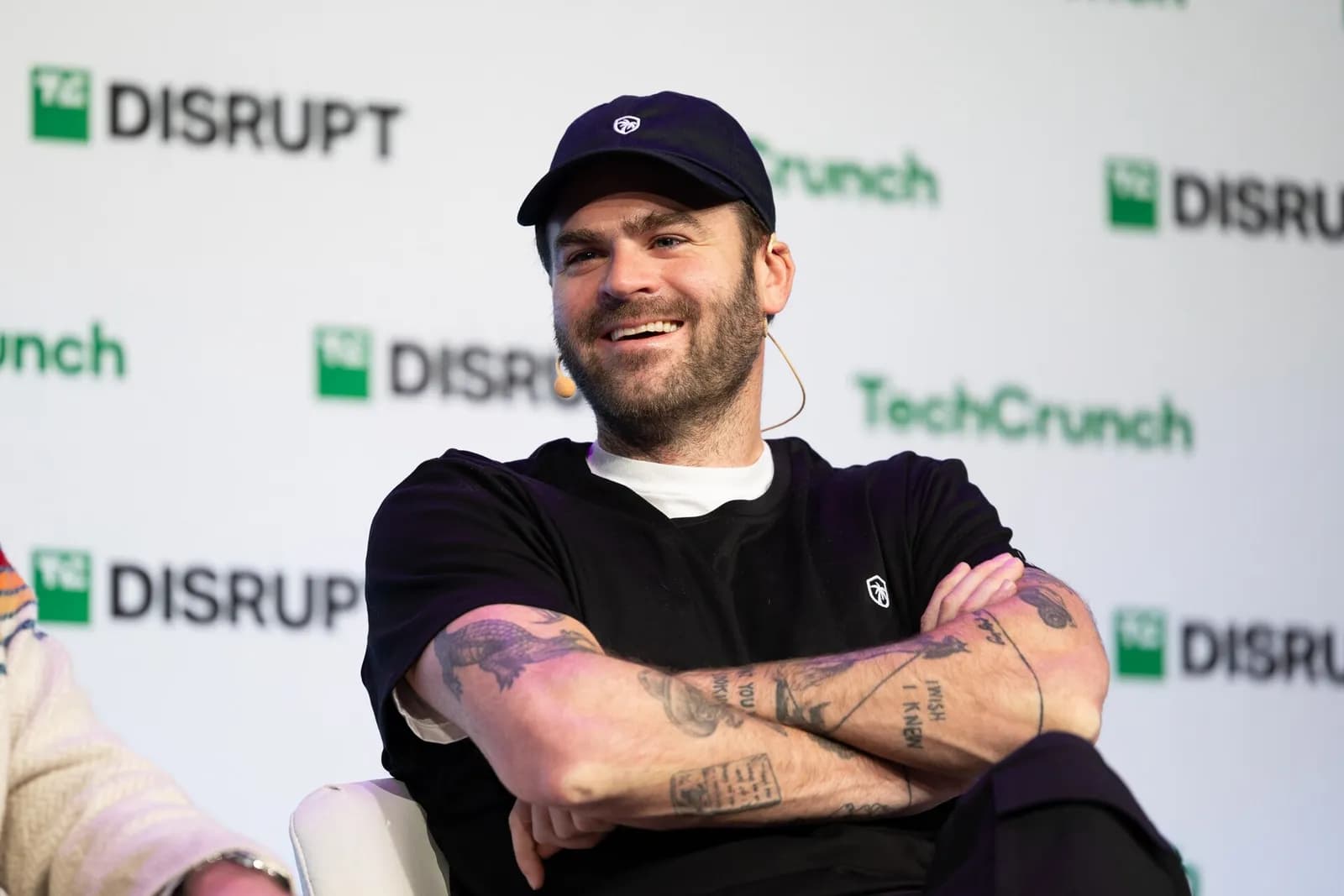Chainguard founder Dan Lorenc on stage at TechCrunch Disrupt 2024.