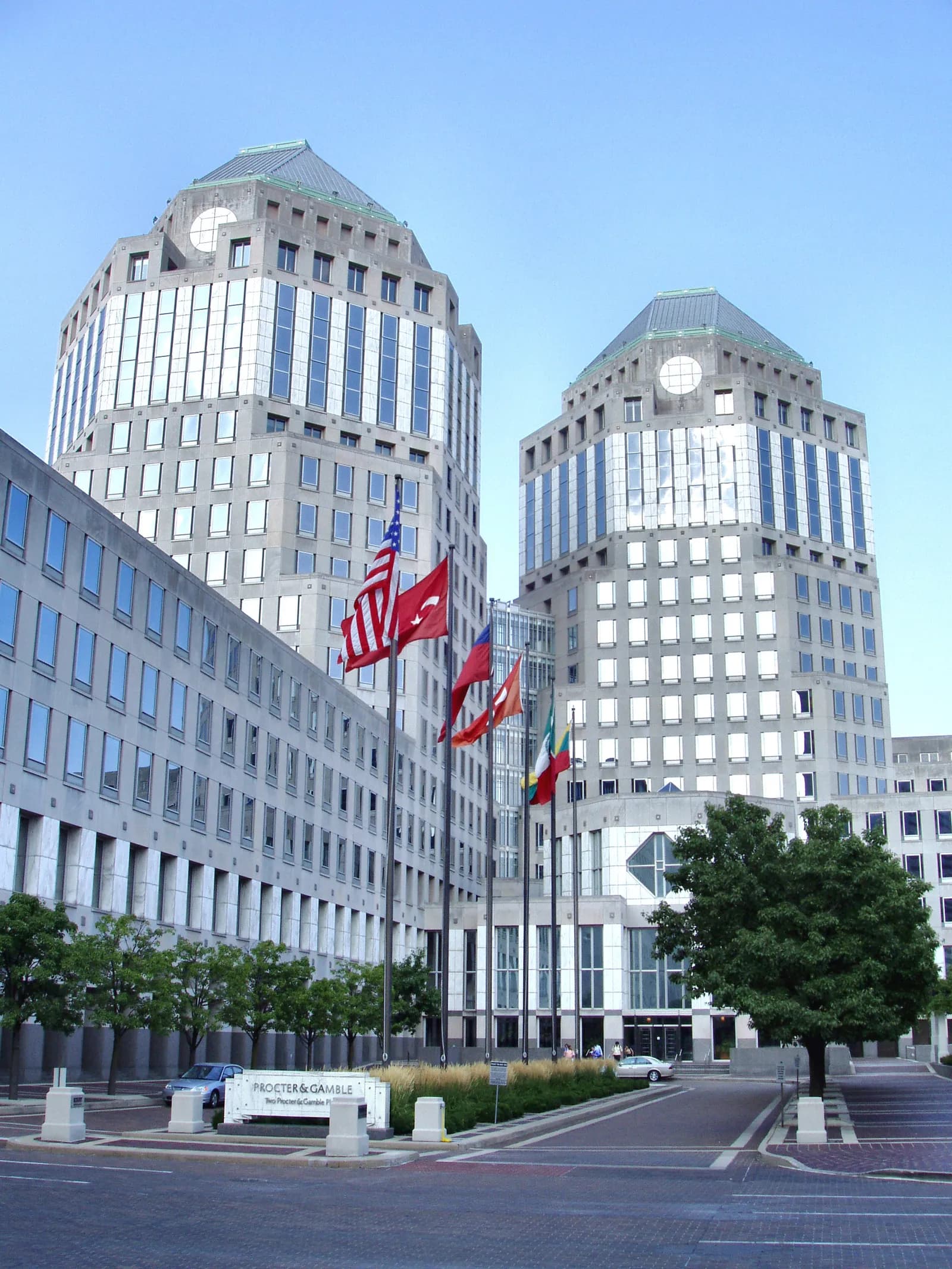 Procter & Gamble headquarters building in Cincinnati, Ohio.