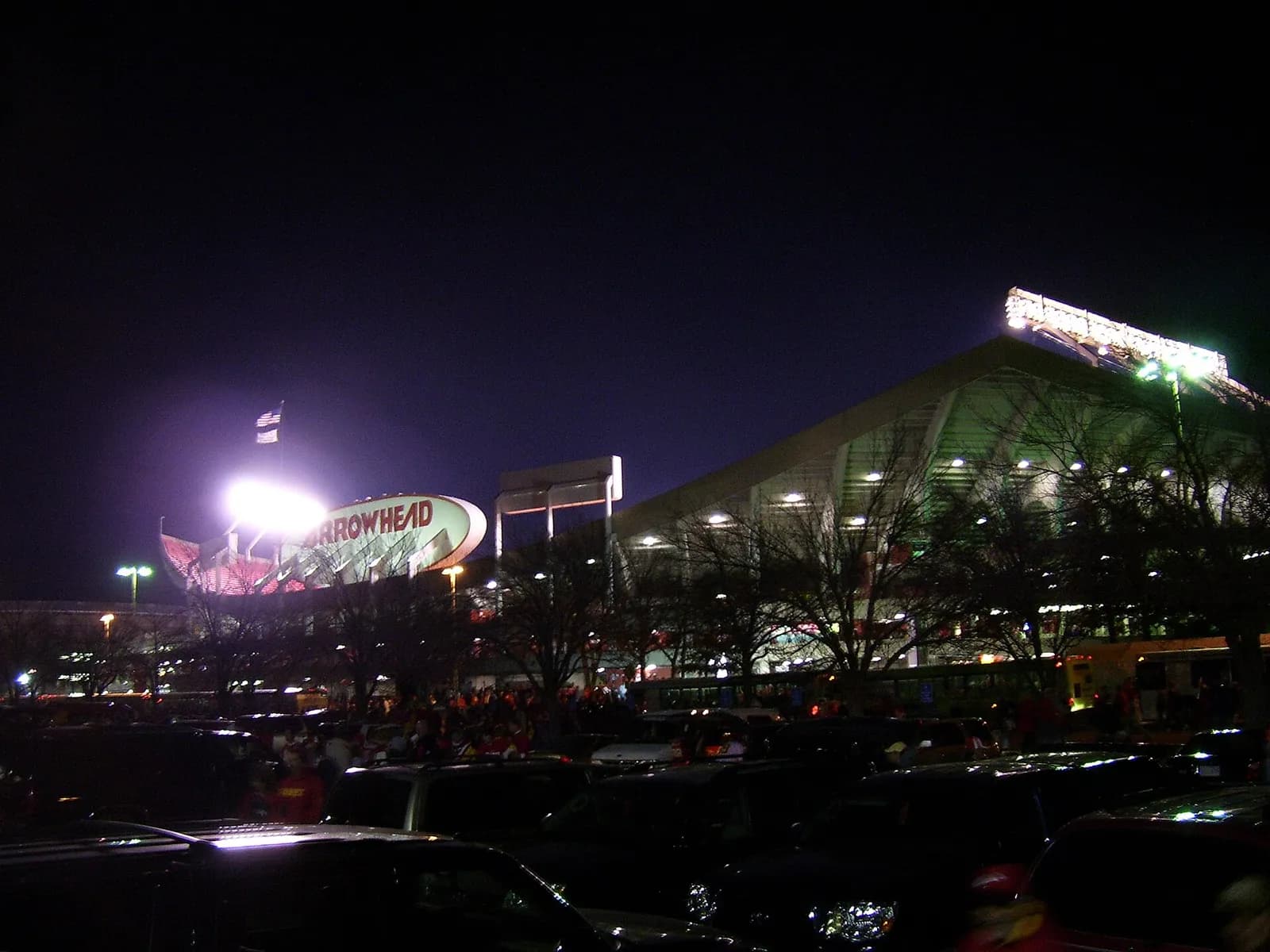 Arrowhead Stadium, home of the Kansas City Chiefs.