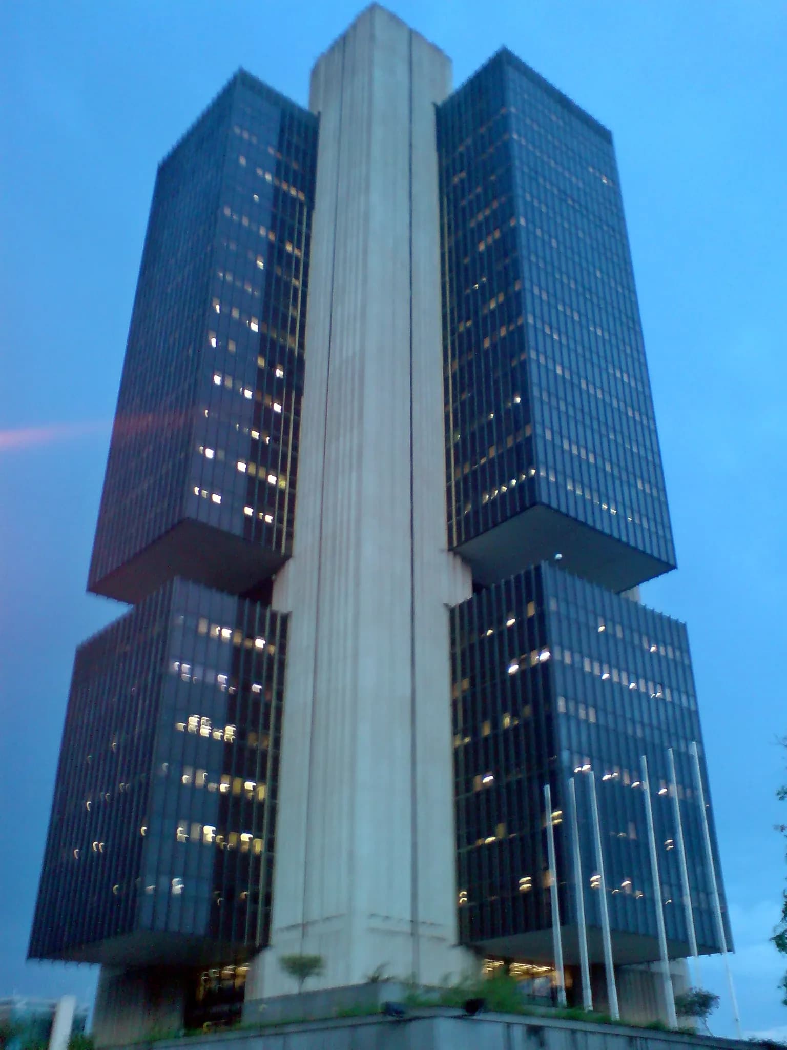 The headquarters of the Central Bank of Brazil in Brasília.