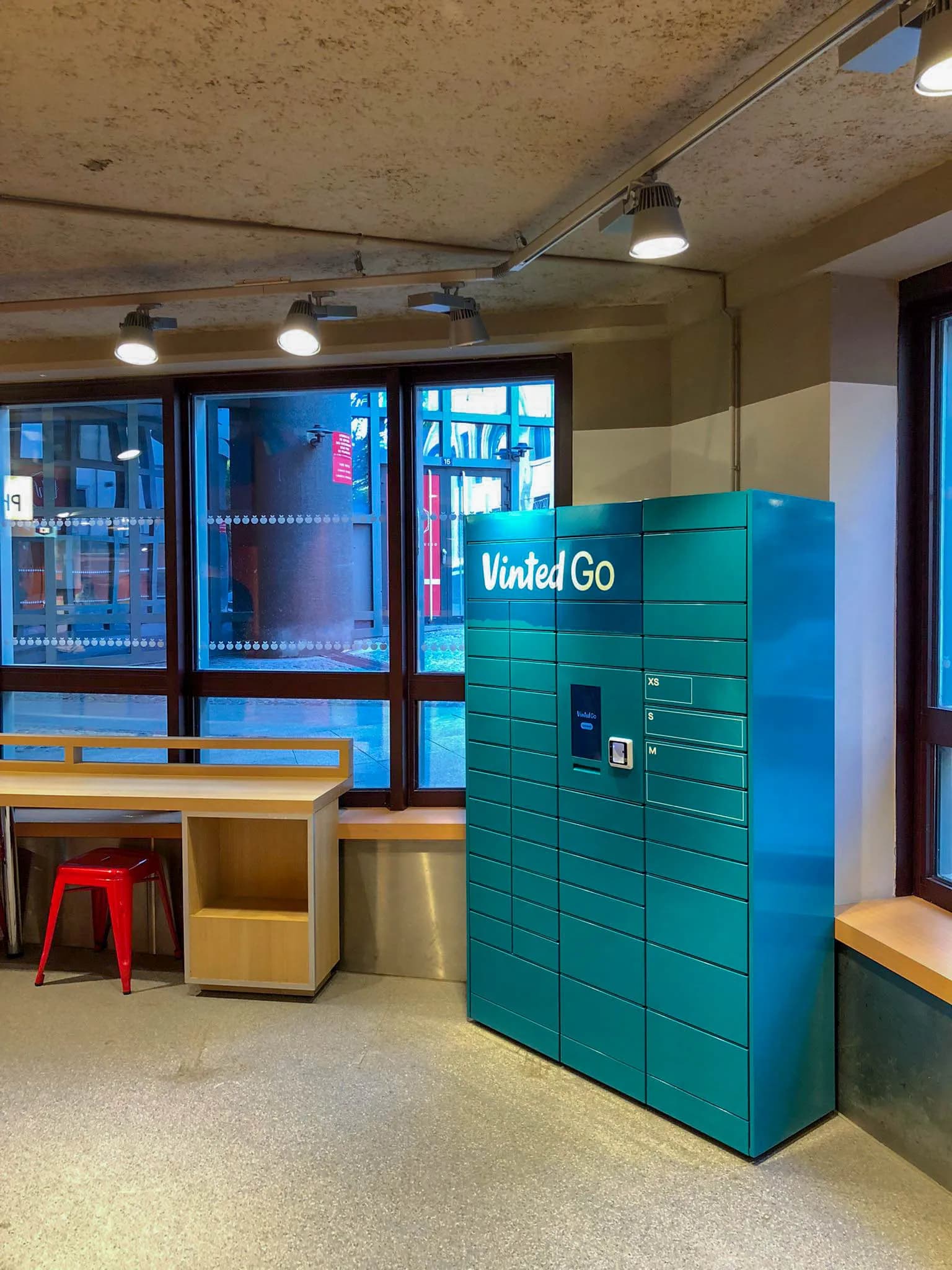 A Vinted Go parcel locker in France.
