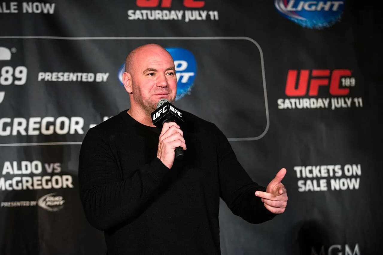 Dana White at a London UFC event in 2015