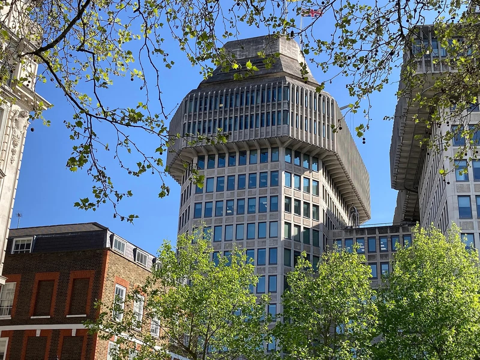 The Ministry of Justice building at 102 Petty France in London.