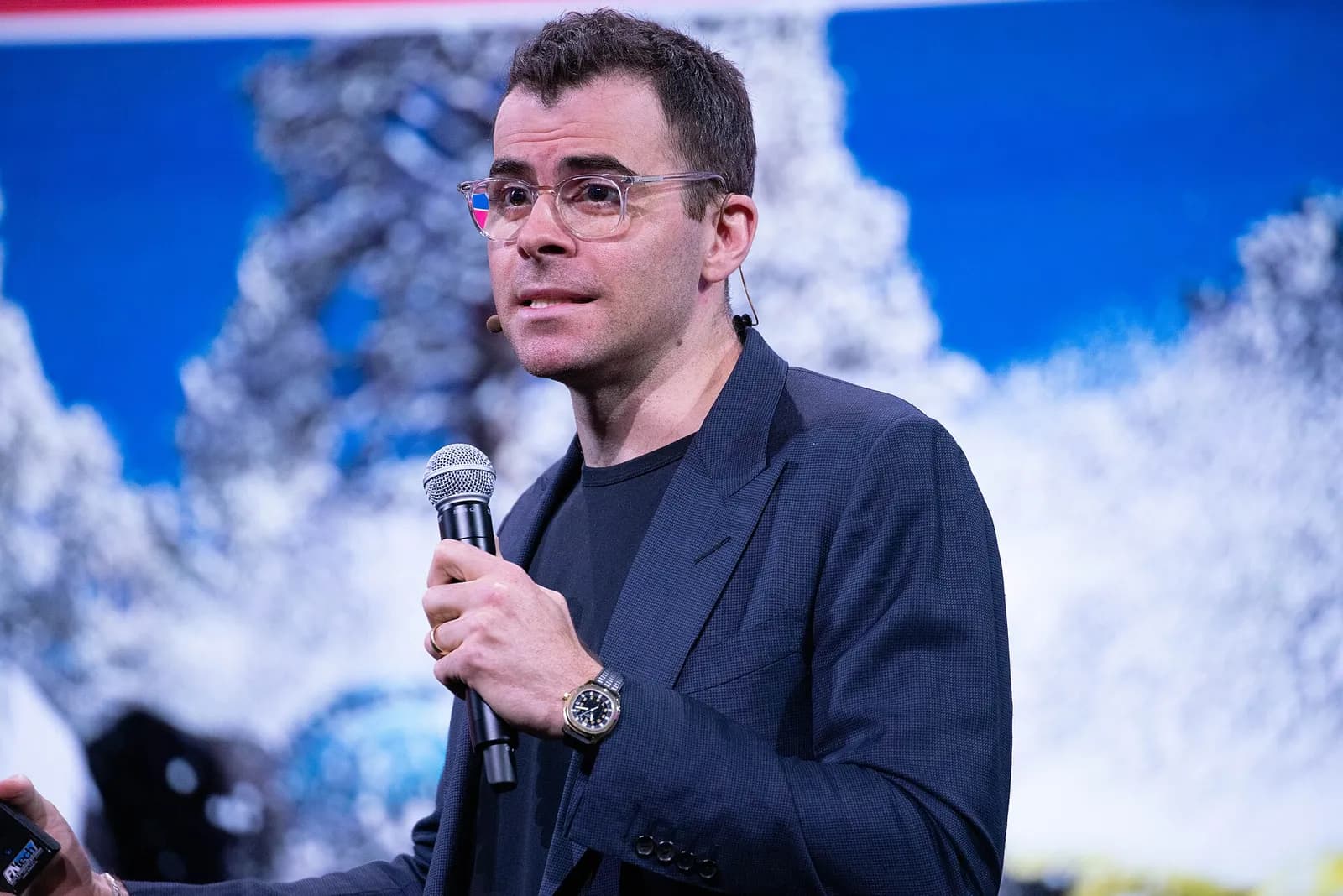 Instagram head Adam Mosseri at a public appearance.