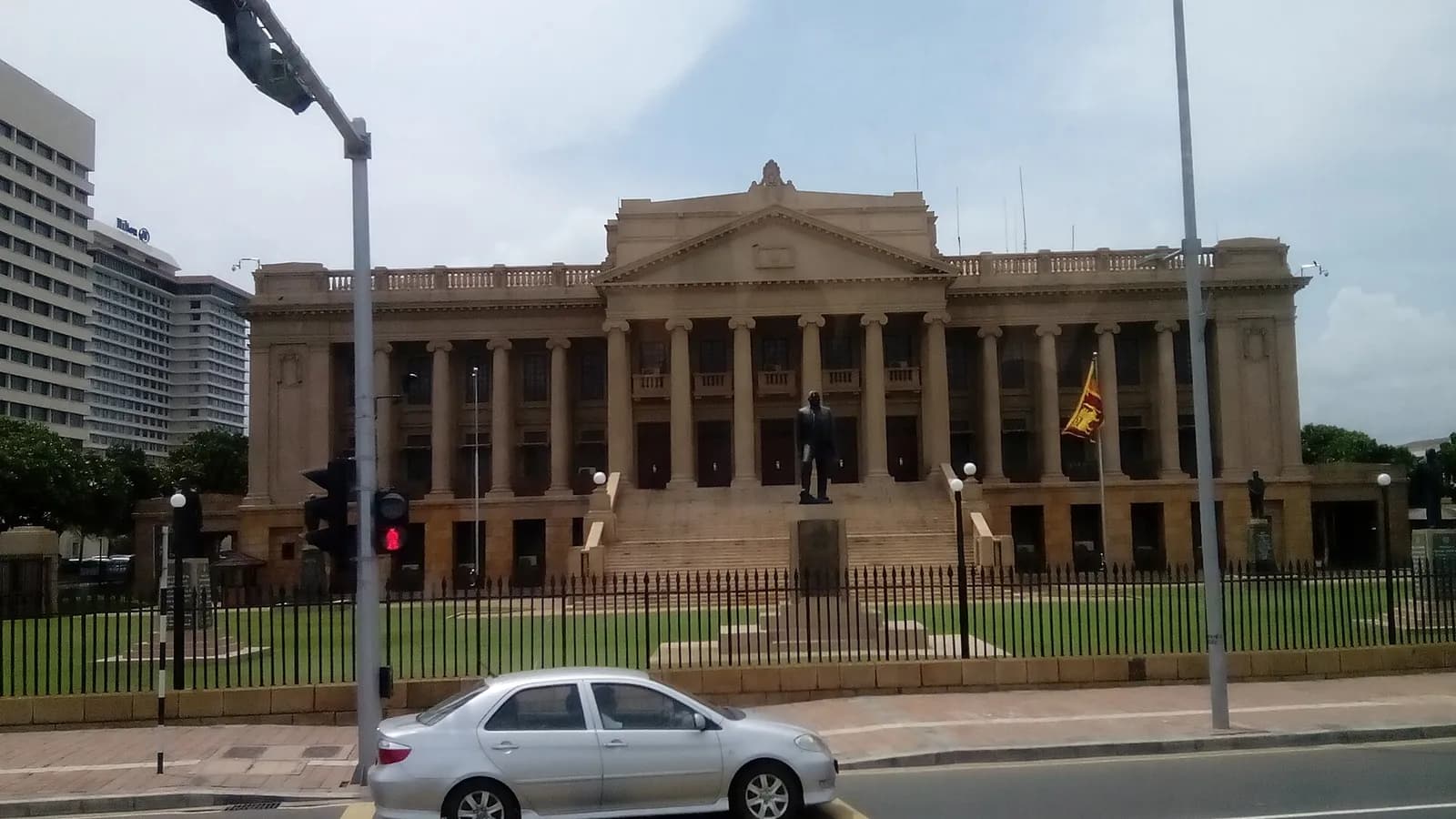The Presidential Secretariat in Colombo, Sri Lanka, seen from outside.