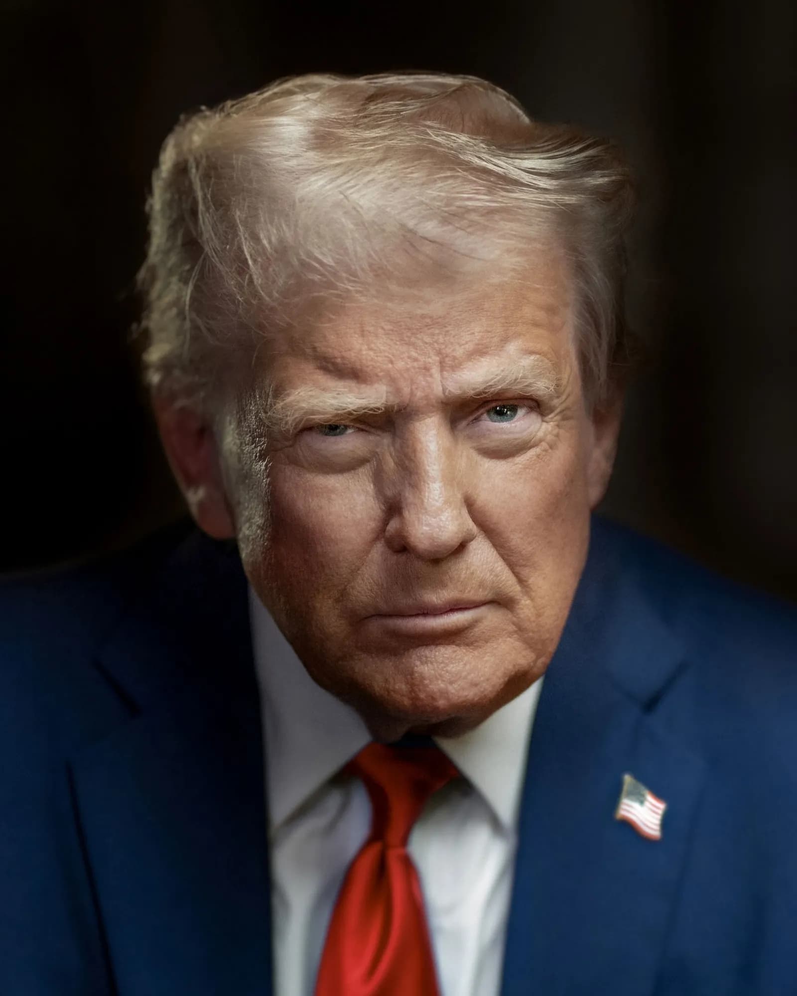 Official 2025 portrait of Donald Trump